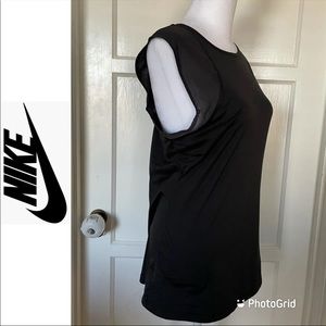 NIKE Dri-Fit Sleeveless Top, Black